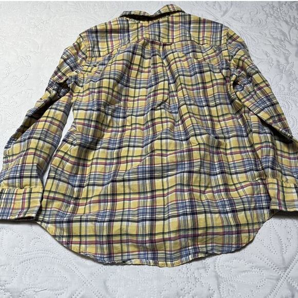 Ralph Lauren Plaid Button Up Shirt Size 6 - Picture 5 of 5